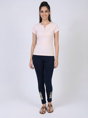 TO285 Dolly Fashion Tights Chic Legwear - Blue B Apparel